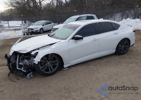 2021 Acura Tlx Technology Package из США, поврежденный, VIN 19UUB5F44MA005478